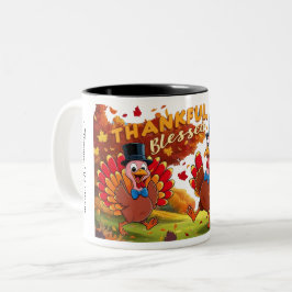 Taza Bicolor Agradecidos agradecidos agradecimientos Feliz Acci