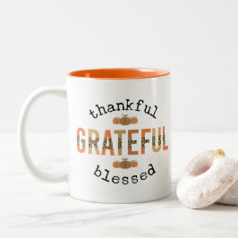 Taza Bicolor Agradecimiento Agradecimiento Bendecida Caída Agra