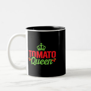 Taza Bicolor Agricultores de plantadores de tomates de la Reina