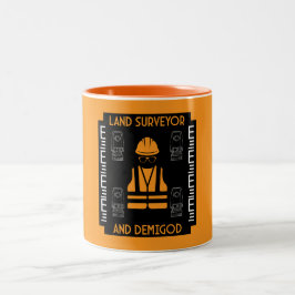 Taza Bicolor agrimensores terrestres