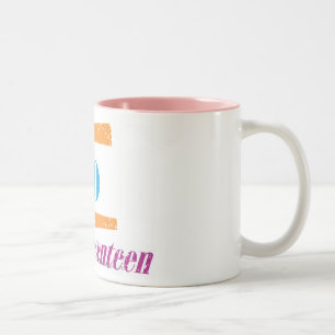 Taza Bicolor Aguamarina de Leo