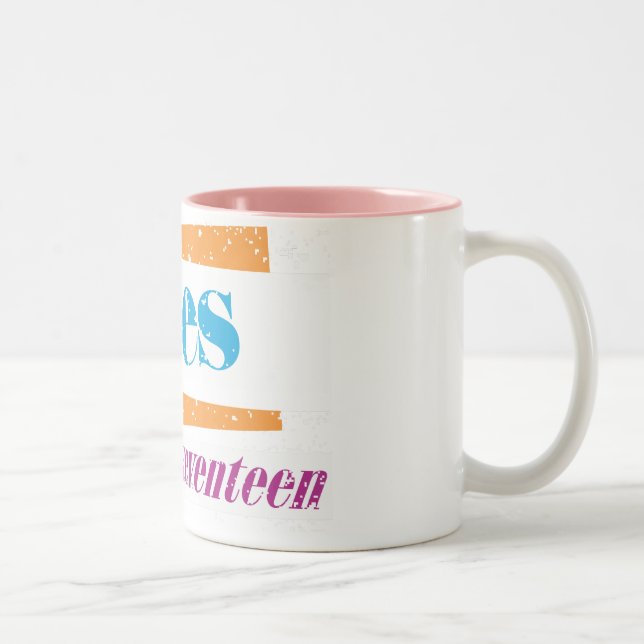 Taza Bicolor Aguamarina del aries (Derecha)