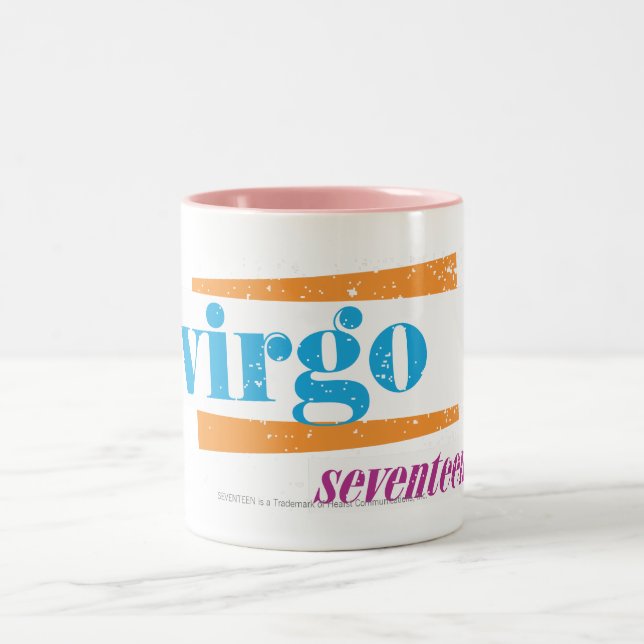 Taza Bicolor Aguamarina del virgo (Centro)