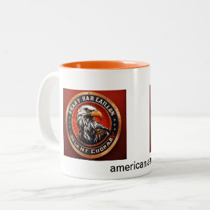 Taza Bicolor Aguila Americana