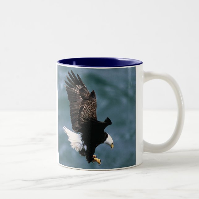 Taza Bicolor Águila Calva - Ave Nacional De Estados Unidos (Derecha)