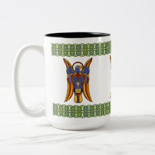 Taza Bicolor Águila celta