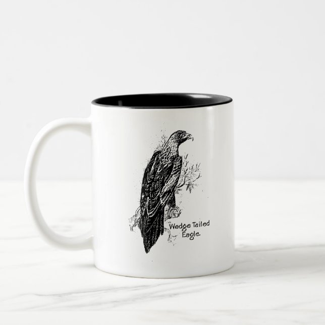 Taza Bicolor Águila de la Cuerda. (Izquierda)