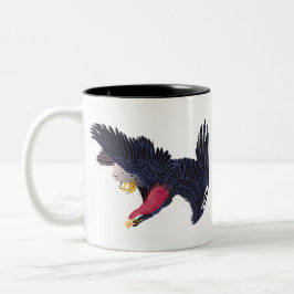 Taza Bicolor Águila real en vuelo