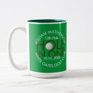 Taza Bicolor Agujero en Uno Diversión Moderna