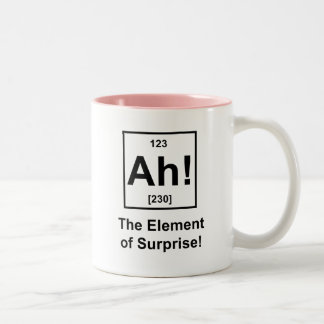 Taza Bicolor ¡Ah! El elemento de la sorpresa