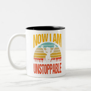 Taza Bicolor Ahora Soy Una Camiseta Graciosa E Imparable