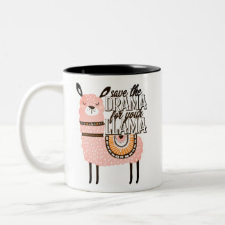 Taza Bicolor Ahorre el drama para su llama