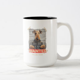 Taza Bicolor Airedale Terrier 