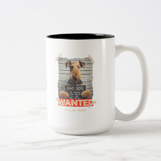 Taza Bicolor Airedale Terrier