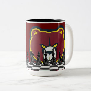 TAZA BICOLOR AJEDREZ DE HAMMOND HIGH