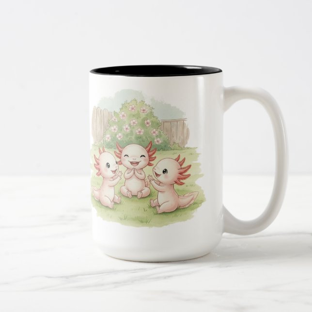 Taza Bicolor Ajolote Bebé & Amigos (Derecha)