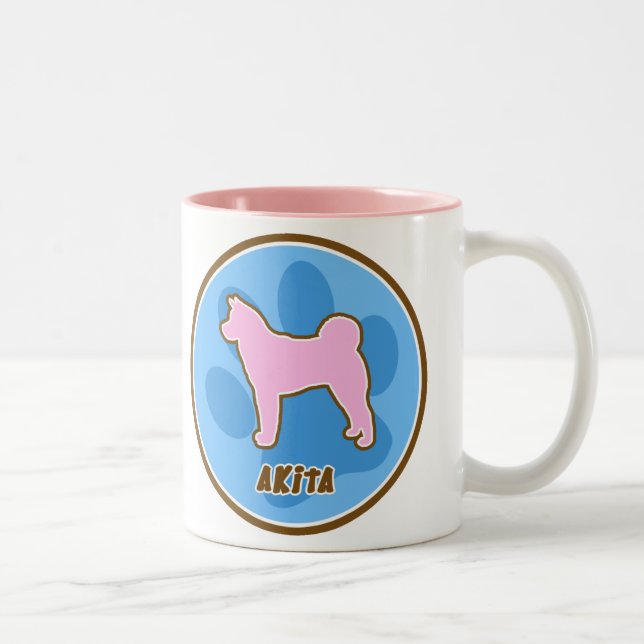 Taza Bicolor Akita de moda (Derecha)