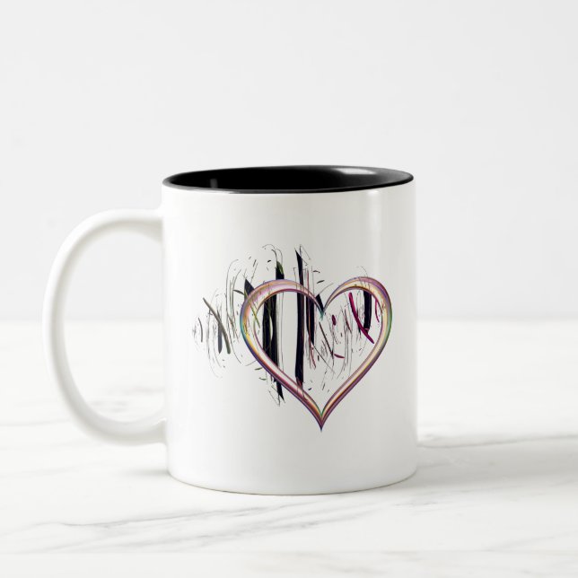 Taza Bicolor Al corazón sea verdadero (Izquierda)
