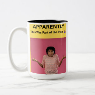 Taza Bicolor AL PARECER Esto Era Parte del Plan. 🤷♀️