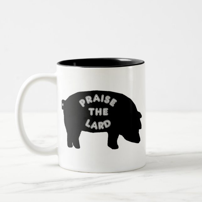 Taza Bicolor Alabado el Lard (Izquierda)