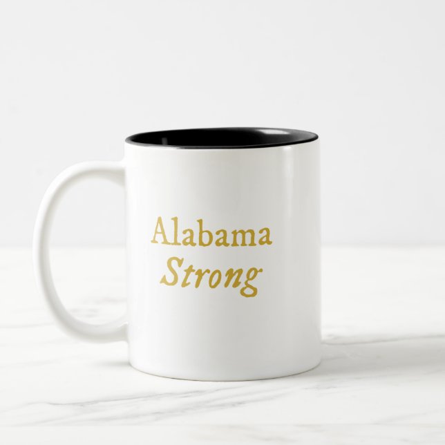 Taza Bicolor Alabama Fuerte café Mug (Izquierda)