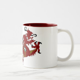 Taza Bicolor Alameda de la suerte del dragón