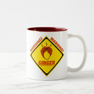 Taza Bicolor ¡Alarma del jengibre!