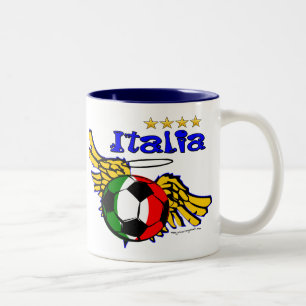 Taza Bicolor Alas de Italia