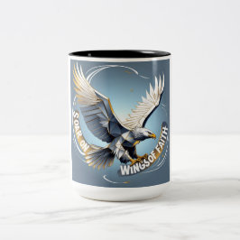 Taza Bicolor Alas de la fe