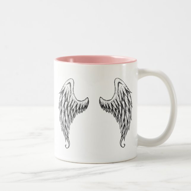 Taza Bicolor Alas del ángel (Derecha)