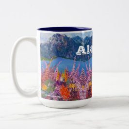 Taza Bicolor Alaska Fireweed 15oz Coffee Mug
