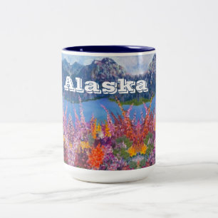 Taza Bicolor Alaska Fireweed 15oz Coffee Mug