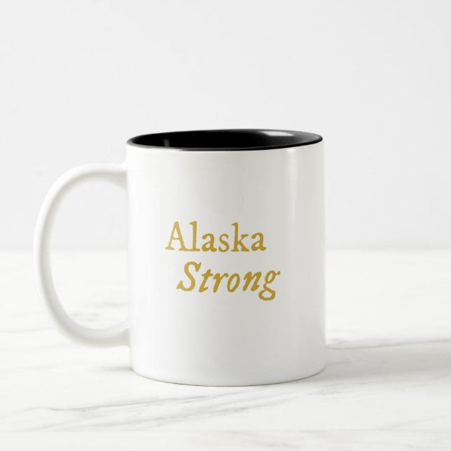 Taza Bicolor Alaska Fuerte café Mug (Izquierda)
