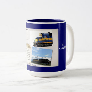 Taza Bicolor Alaska Railroad Mug