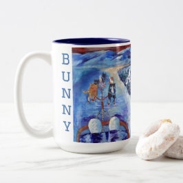Taza Bicolor Alaskan Bunny Boots Mushing Mug