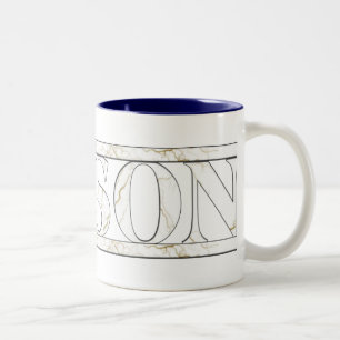 Taza Bicolor Albañil en mármol
