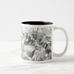 Taza Bicolor Alboroto del diagrama del enchufe en Preston