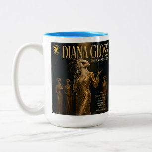 Taza Bicolor Álbum de Diana Gloss: una parodia