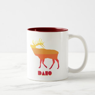 Taza Bicolor Alce de Idaho