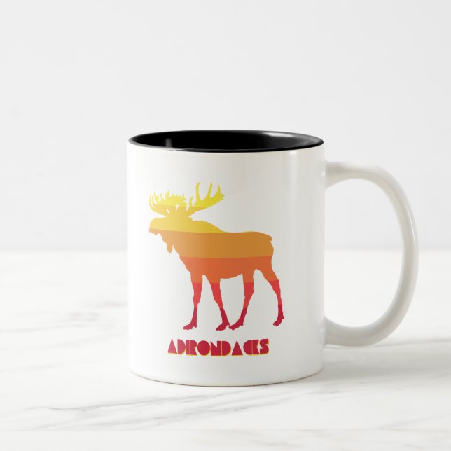 Taza Bicolor Alces de Adirondacks (Derecha)