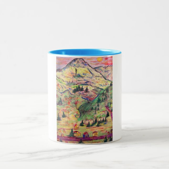 Taza Bicolor aldea de colorado (Centro)