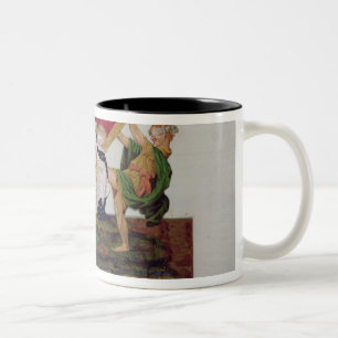 Taza Bicolor Alegoría del vuelco del trono