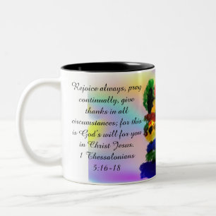 Taza Bicolor alegrarse jesus