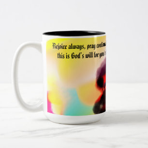 Taza Bicolor alegrarse jesus