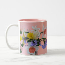 Taza Bicolor Alegría de la primavera