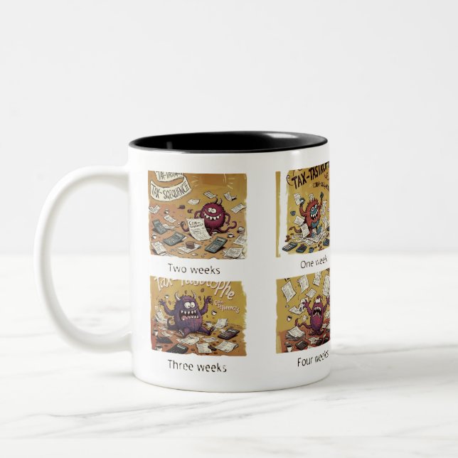 Taza Bicolor Alegría fiscal (Izquierda)