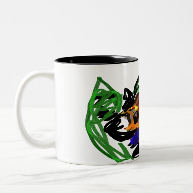 Taza Bicolor Alegría husky (Izquierda)