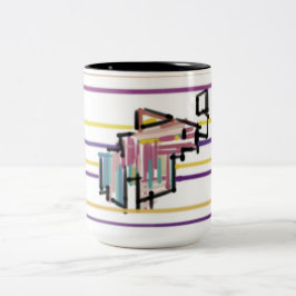 Taza Bicolor Alegría veraniega de pesca