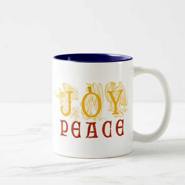 Taza Bicolor Alegría Y Paz Mug (Derecha)