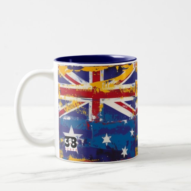Taza Bicolor Alentando a Australia (Izquierda)